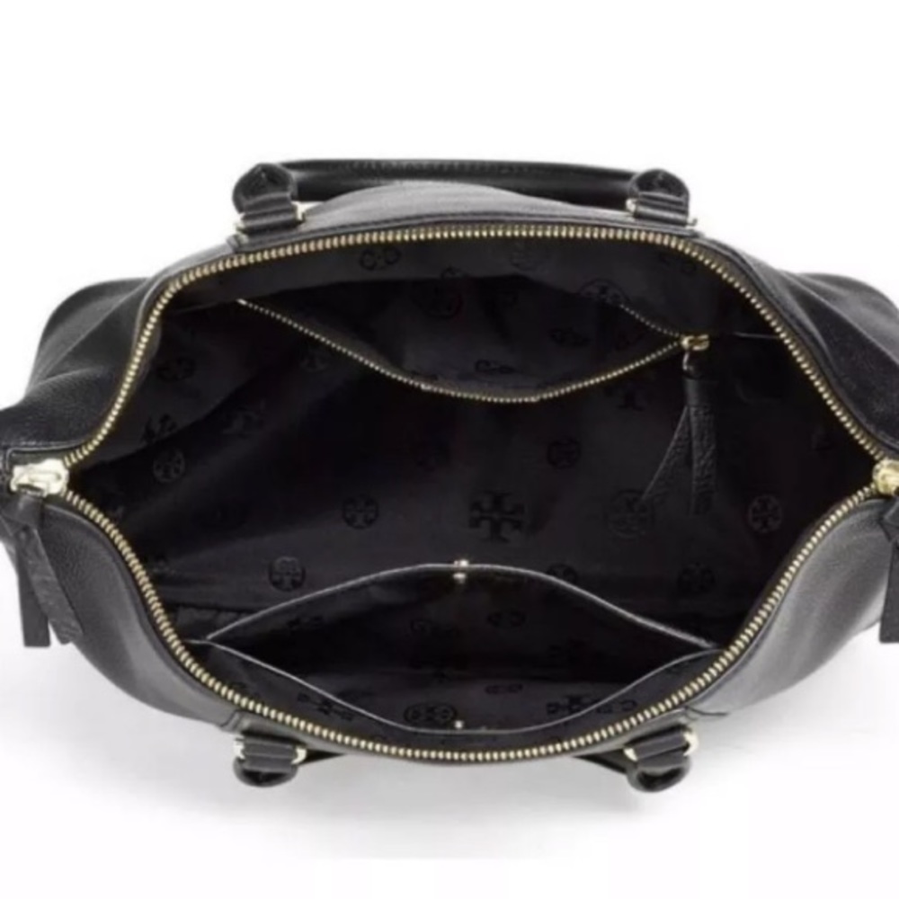 Nwt Tory burch Bombe t medium black satchel bag - Picture 4 of 8